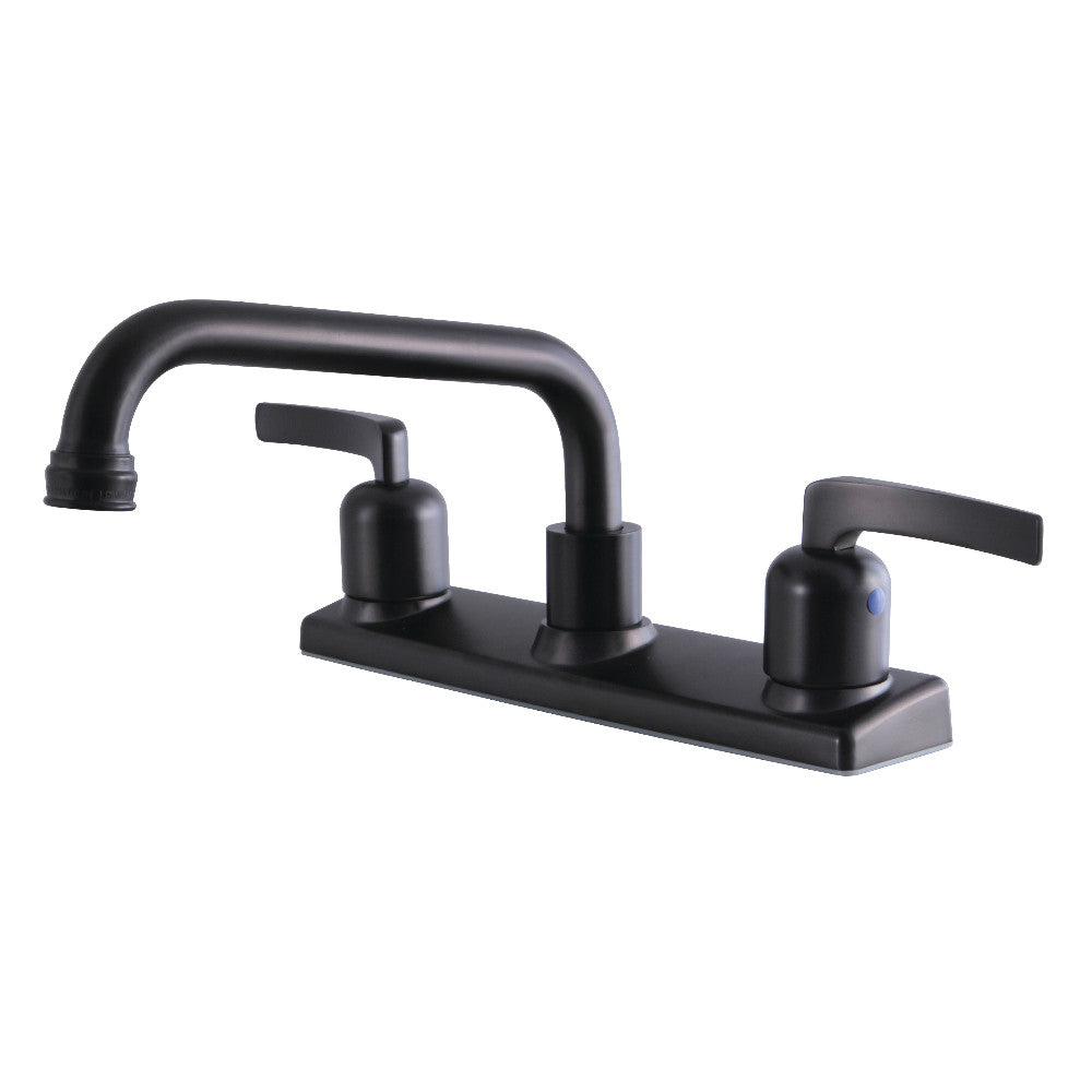 Kingston Brass FB2135EFL Centurion 8-Inch Centerset Kitchen Faucet, Oil Rubbed Bronze - BNGBath