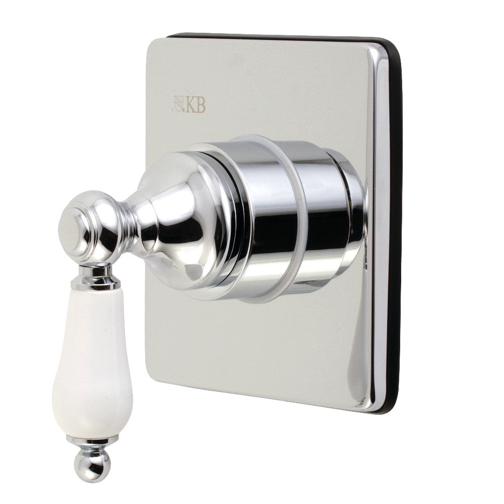 Kingston Brass KS3041PL 3-Way Diverter Valve with Trim Kit, Polished Chrome - BNGBath