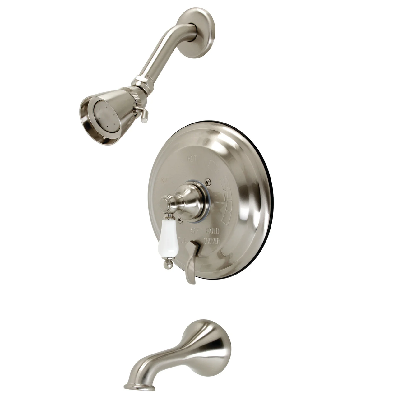 Kingston Brass KB36380PL Restoration Tub & Shower Faucet, - BNGBath