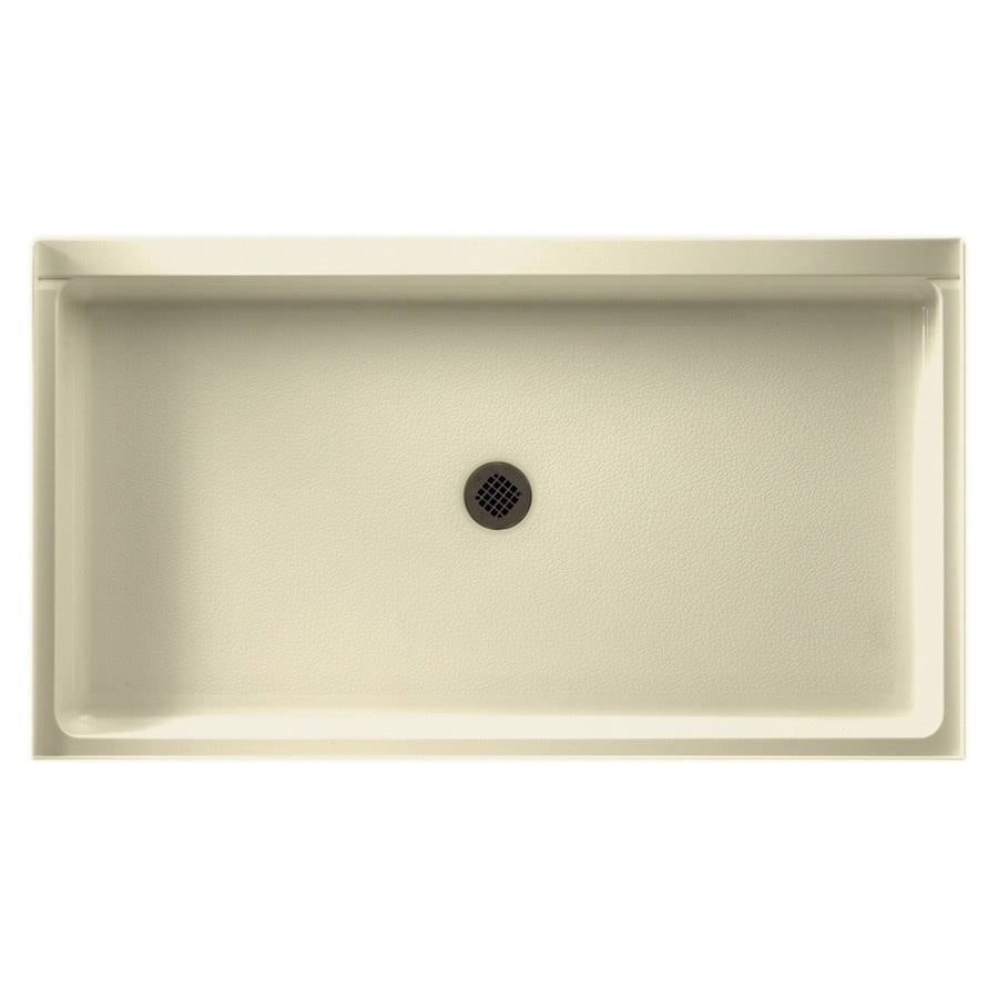 34" x 60" Swanstone Solid Surface Single Threshold Shower Base - BNGBath