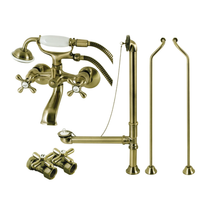 Thumbnail for Kingston Brass CCK265ORBD Vintage Wall Mount Clawfoot Faucet Package, - BNGBath