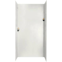 Thumbnail for Swan Solid Surface 48-In X 48-In X 96-In Shower Wall Surround - BNGBath