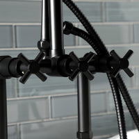 Thumbnail for Aqua Vintage AE8401DX Concord Deck Mount Clawfoot Tub Faucet, - BNGBath