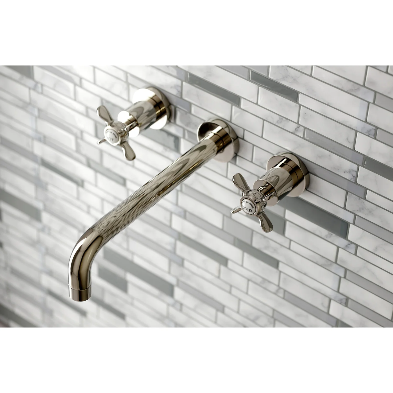 Kingston Brass KS8026BEX Essex Two-Handle Wall Mount Tub Faucet - Open Box - BNGBath