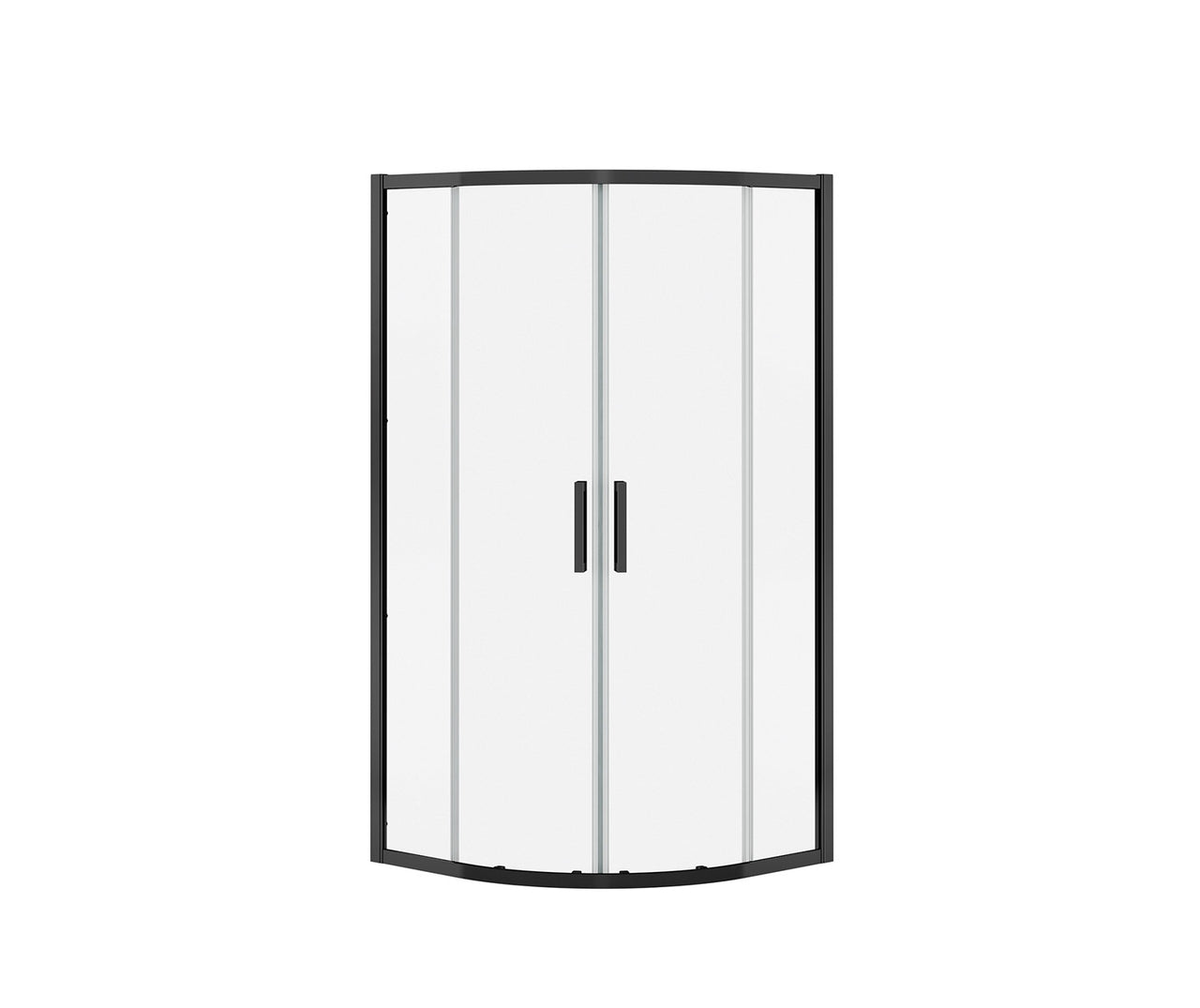 Radia Neo-round Sliding Shower Door 32 x 32 x 71 ½ in. 6 mm Corner Shower door - BNGBath