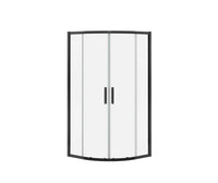 Thumbnail for Radia Neo-round Sliding Shower Door 32 x 32 x 71 ½ in. 6 mm Corner Shower door - BNGBath