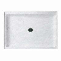 Thumbnail for 48-In X 32-In Swanstone Shower Base With Center Drain - BNGBath