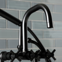 Thumbnail for Aqua Vintage AE8401DX Concord Deck Mount Clawfoot Tub Faucet, - BNGBath