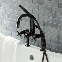 Thumbnail for Aqua Vintage AE8401DX Concord Deck Mount Clawfoot Tub Faucet, - BNGBath