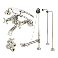 Thumbnail for Kingston Brass CCK265SB Vintage Wall Mount Clawfoot Faucet Package, - BNGBath