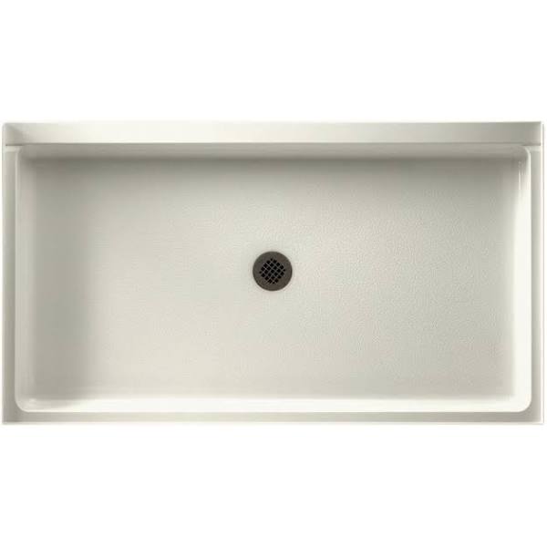 32" x 60" Swanstone Solid Surface Single Threshold Shower Base - BNGBath