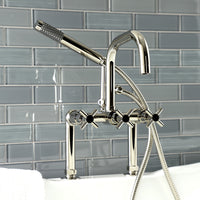 Thumbnail for Aqua Vintage AE8401DX Concord Deck Mount Clawfoot Tub Faucet, - BNGBath