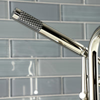 Thumbnail for Aqua Vintage AE8401DX Concord Deck Mount Clawfoot Tub Faucet, - BNGBath