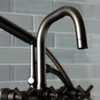 Thumbnail for Aqua Vintage AE8401DX Concord Deck Mount Clawfoot Tub Faucet, - BNGBath