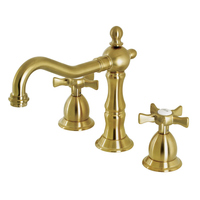 Thumbnail for Kingston Brass KS1977NX Hamilton Widespread Bathroom Faucet with Brass Pop-Up - BNGBath