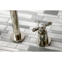 Thumbnail for Kingston Brass KS8026BEX Essex Two-Handle Wall Mount Tub Faucet - Open Box - BNGBath