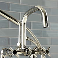 Thumbnail for Aqua Vintage AE8401DX Concord Deck Mount Clawfoot Tub Faucet, - BNGBath