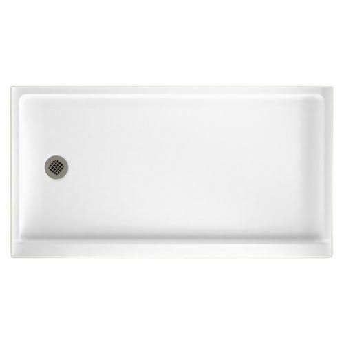 32-In D X 60-In W X 4.3125-In H Veritek Shower Base With Right-Hand Drain - BNGBath