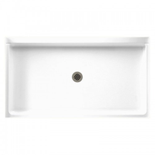 34" x 60" Swanstone Solid Surface Single Threshold Shower Base - BNGBath