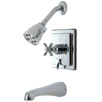 Thumbnail for Kingston Brass VB86510ZX Tub/Shower Faucet, Polished Chrome - BNGBath