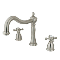 Thumbnail for Kingston Brass KS1348BX Heritage Roman Tub Faucet, Brushed Nickel - BNGBath