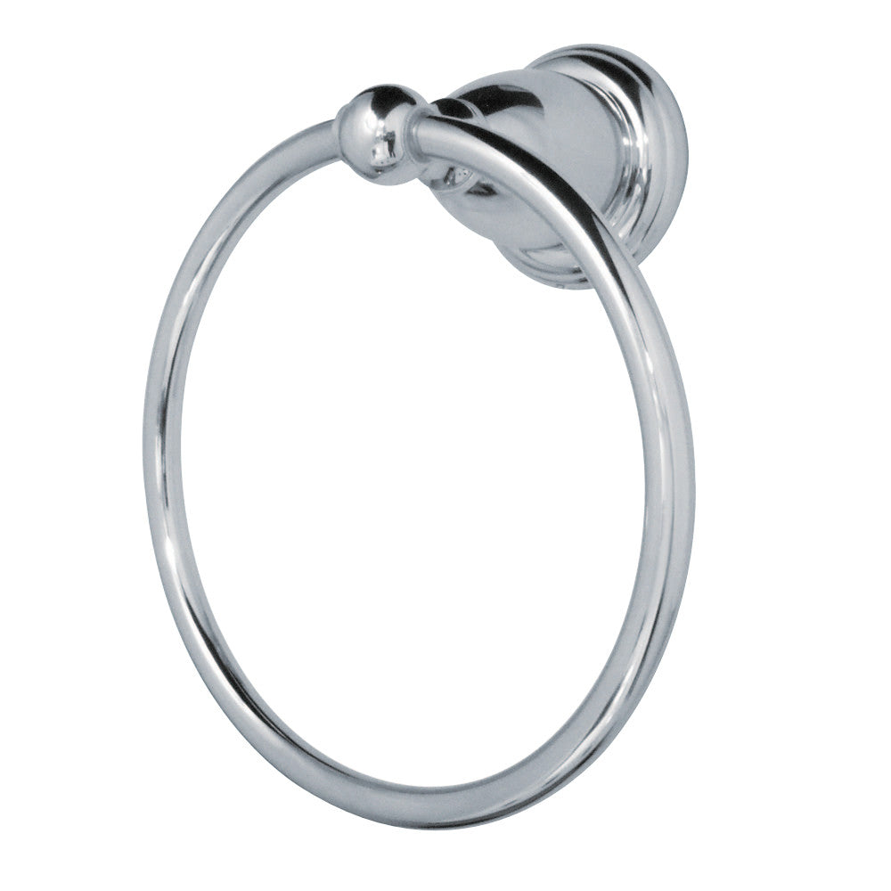 Kingston Brass BA1754C Heritage 6-Inch Towel Ring, Polished Chrome - BNGBath