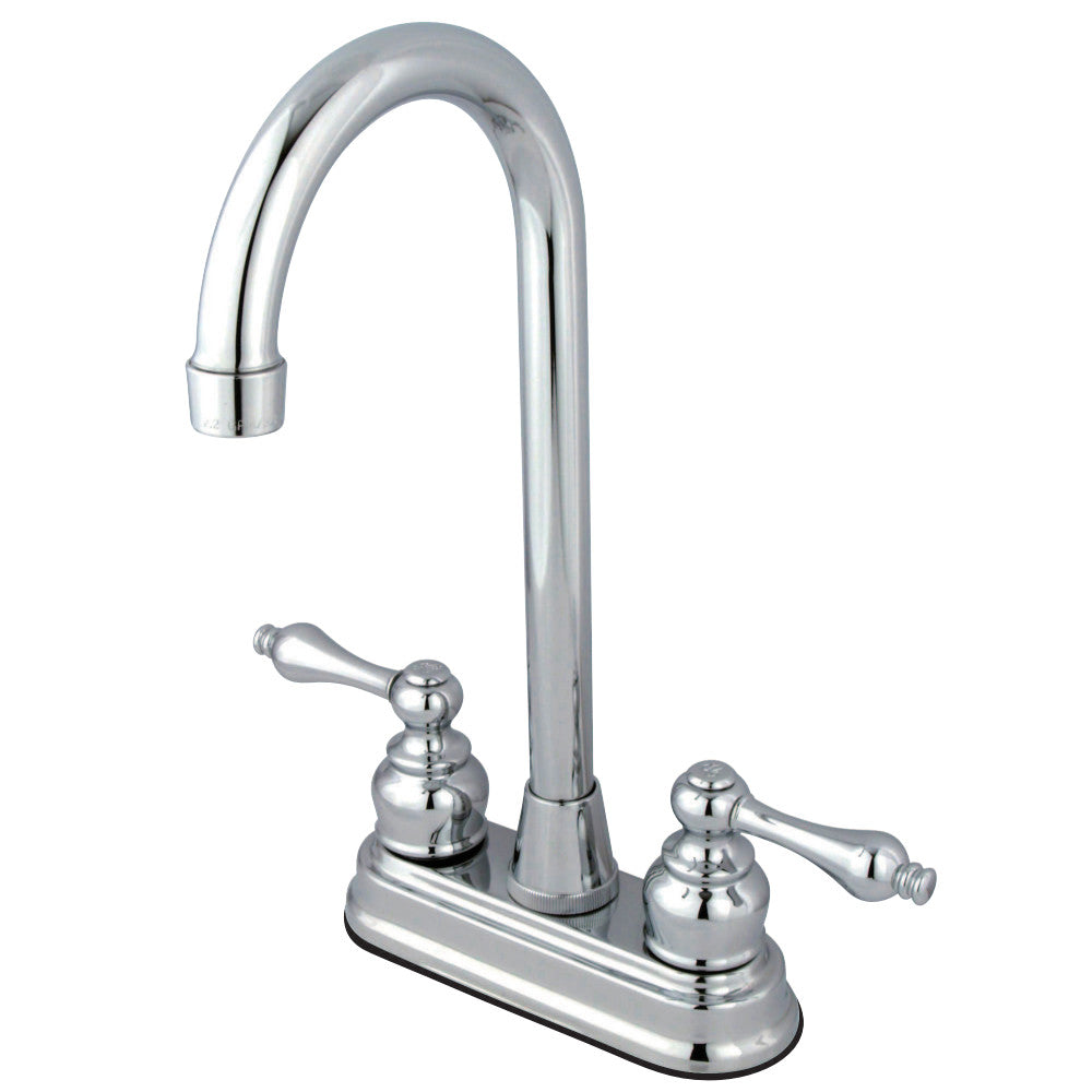 Kingston Brass FB491AL Victorian 4-Inch Centerset Bar Faucet, Polished Chrome - BNGBath