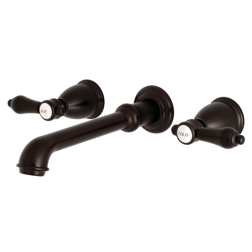 Kingston Brass KS7025BAL Heirloom 2-Handle Wall Mount Roman Tub Faucet, Oil Rubbed Bronze - BNGBath