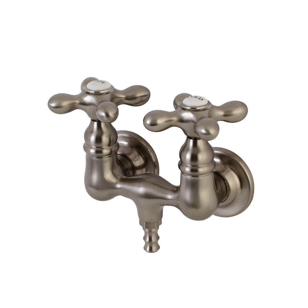 Aqua Vintage AE37T8 Vintage 3-3/8 Inch Wall Mount Tub Faucet, Brushed Nickel - BNGBath