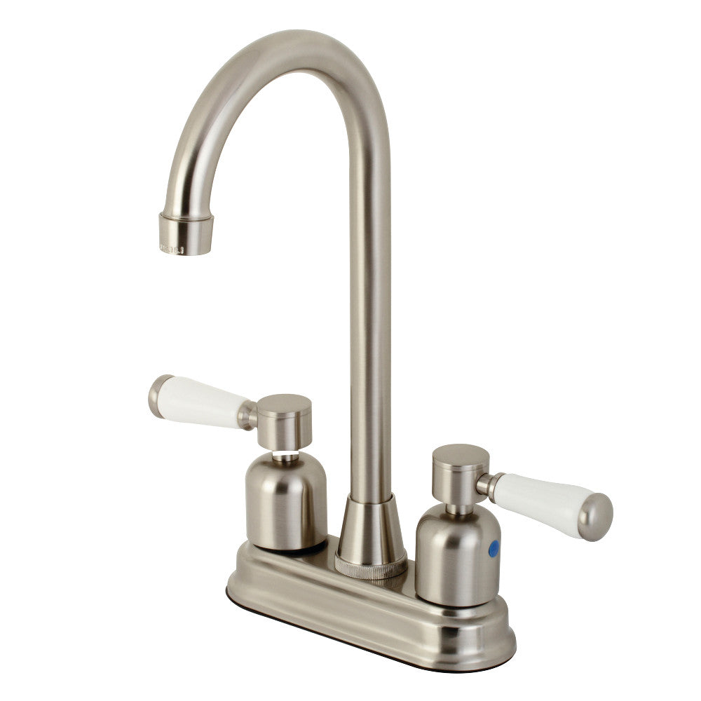 Kingston Brass KB8498DPL Paris Bar Faucet, Brushed Nickel - BNGBath