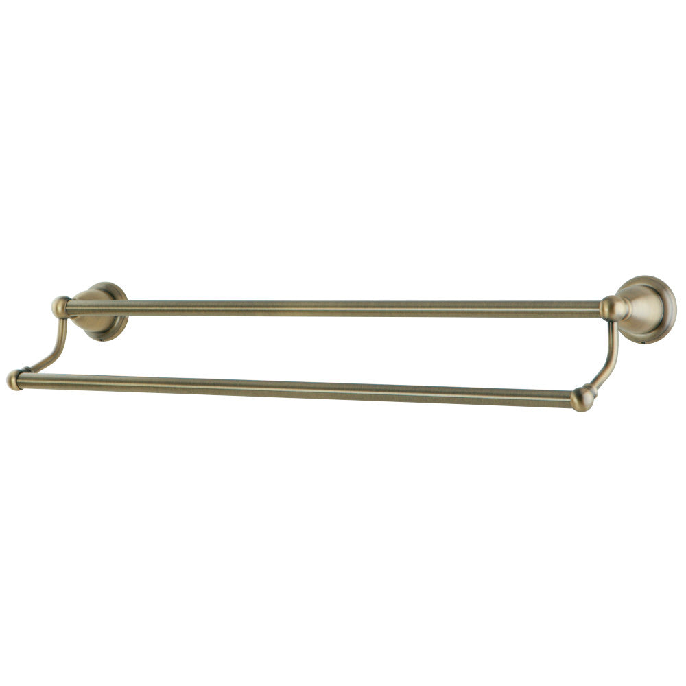 Kingston Brass BA1753AB Heritage 24" Dual Towel Bar, Antique Brass - BNGBath