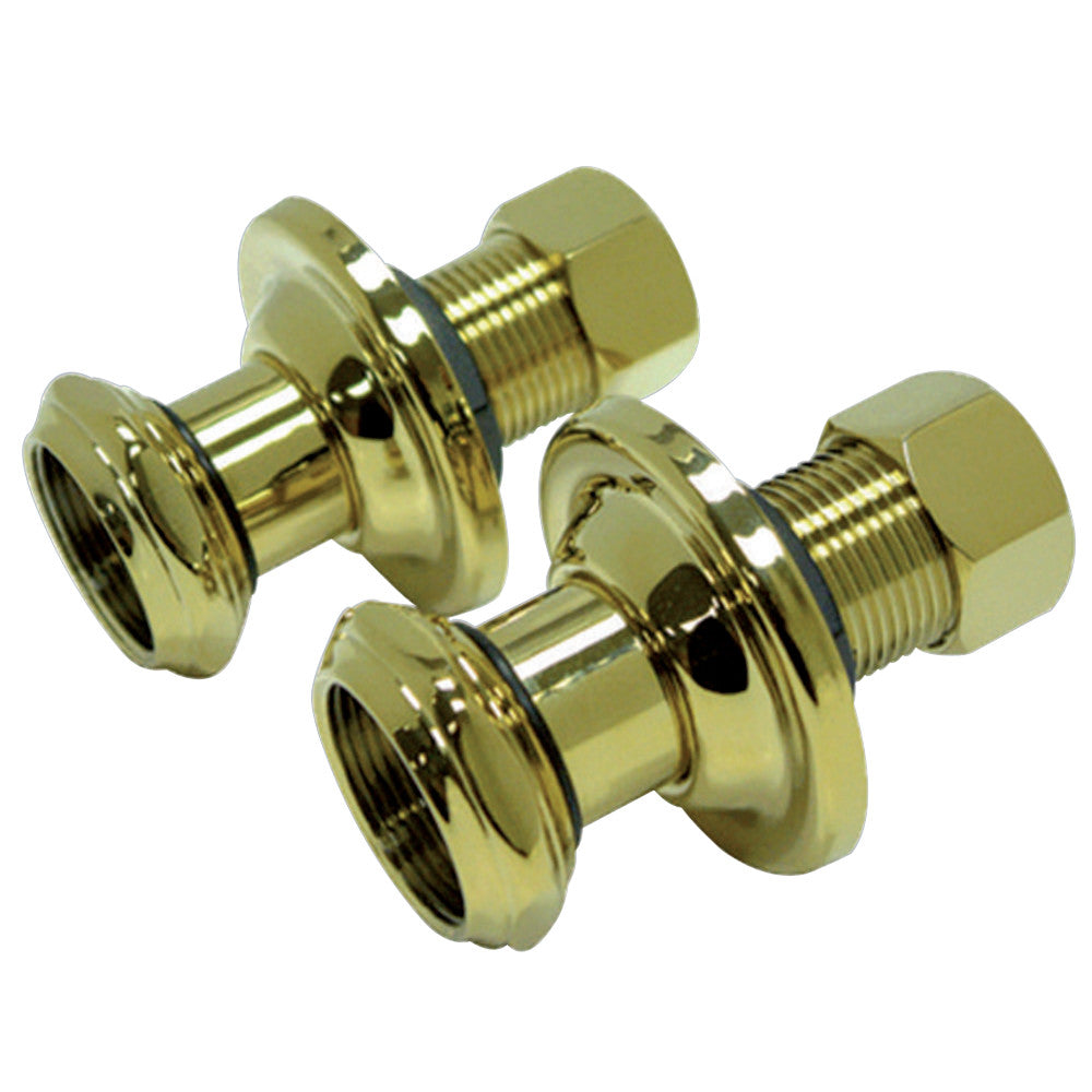 Aqua Vintage AEU4102 1-3/4" Wall Union Extension, Polished Brass - BNGBath