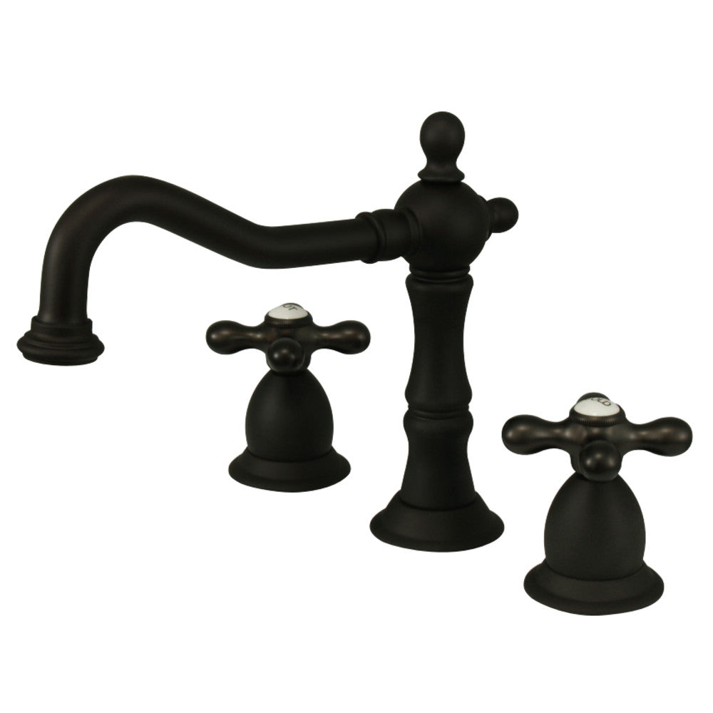 Kingston Brass KS1975AX 8 in. Widespread Bathroom Faucet, Oil Rubbed Bronze - BNGBath