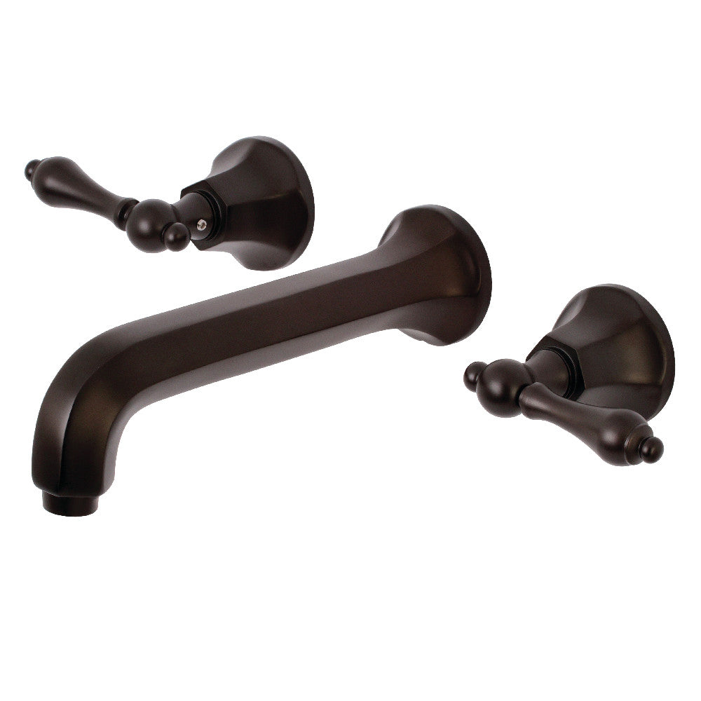 Kingston Brass KS4025AL Metropolitan 2-Handle Wall Mount Tub Faucet, Oil Rubbed Bronze - BNGBath