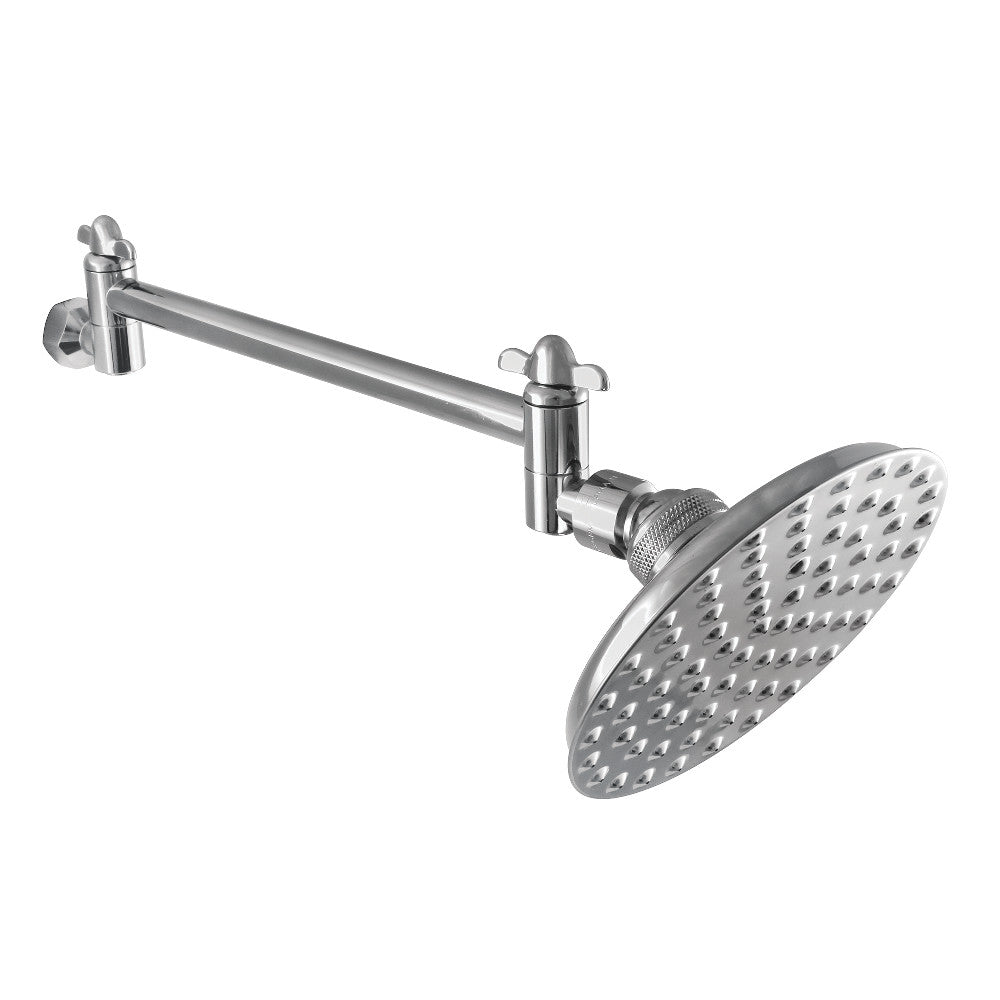 Kingston Brass K135K1 Victorian 5-1/4 in. Showerhead with 10 in. Shower Arm, Polished Chrome - BNGBath