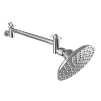 Thumbnail for Kingston Brass K135K1 Victorian 5-1/4 in. Showerhead with 10 in. Shower Arm, Polished Chrome - BNGBath