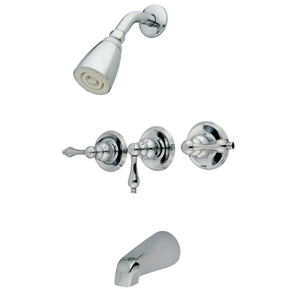 Kingston Brass KB231AL Magellan Tub & Shower Faucet, Polished Chrome - BNGBath