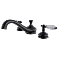 Thumbnail for Kingston Brass KS3335WLL Wilshire Roman Tub Faucet, Oil Rubbed Bronze - BNGBath