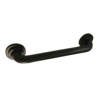 Thumbnail for Kingston Brass DR414120 Manhattan 12-Inch Decorative 1-1/4-Inch OD Grab Bar, Matte Black - BNGBath