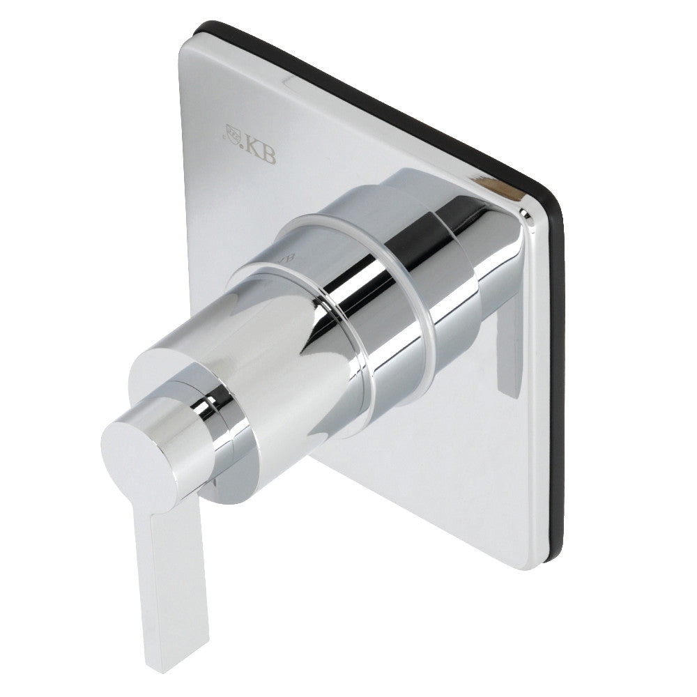 Kingston Brass KS3041NDL NuvoFusion 3-Way Diverter Valve with Trim Kit, Polished Chrome - BNGBath