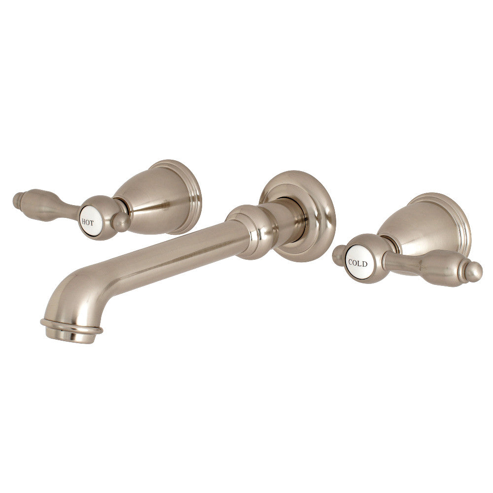 Kingston Brass KS7028TAL Tudor 2-Handle Wall Mount Roman Tub Faucet, Brushed Nickel - BNGBath