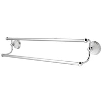 Thumbnail for Kingston Brass BA1113C Victorian 24-Inch Dual Towel Bar, Polished Chrome - BNGBath