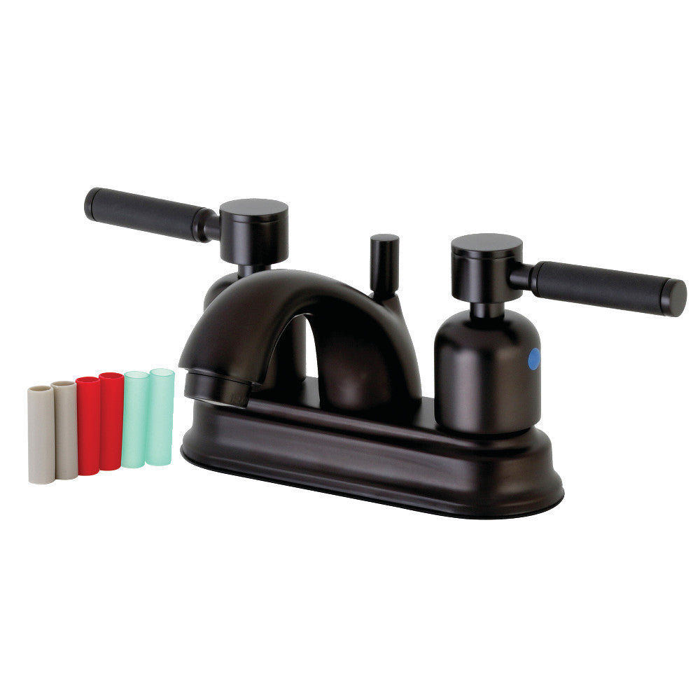 Kingston Brass FB2605DKL 4 in. Centerset Bathroom Faucet, Oil Rubbed Bronze - BNGBath