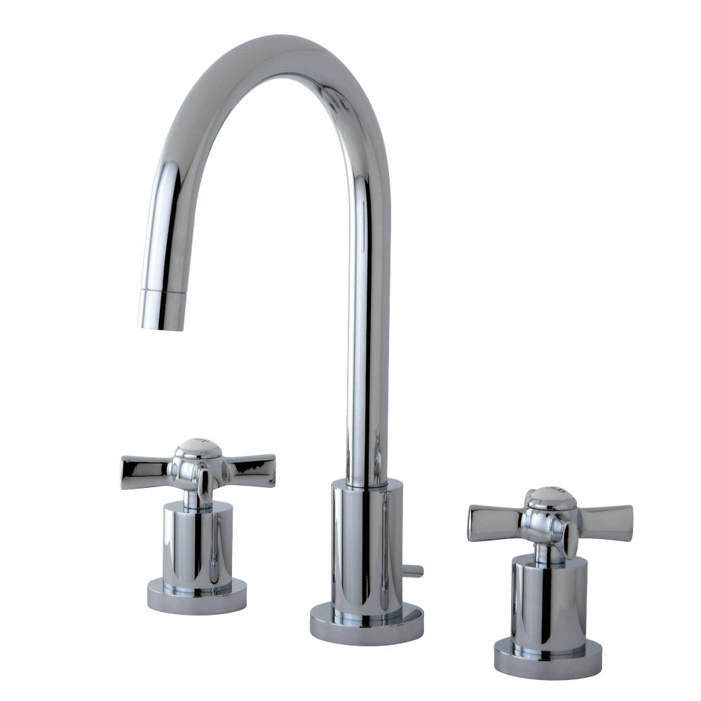 Kingston Brass KS8951ZX Mini-Widespread Bathroom Faucet, Polished Chrome - BNGBath