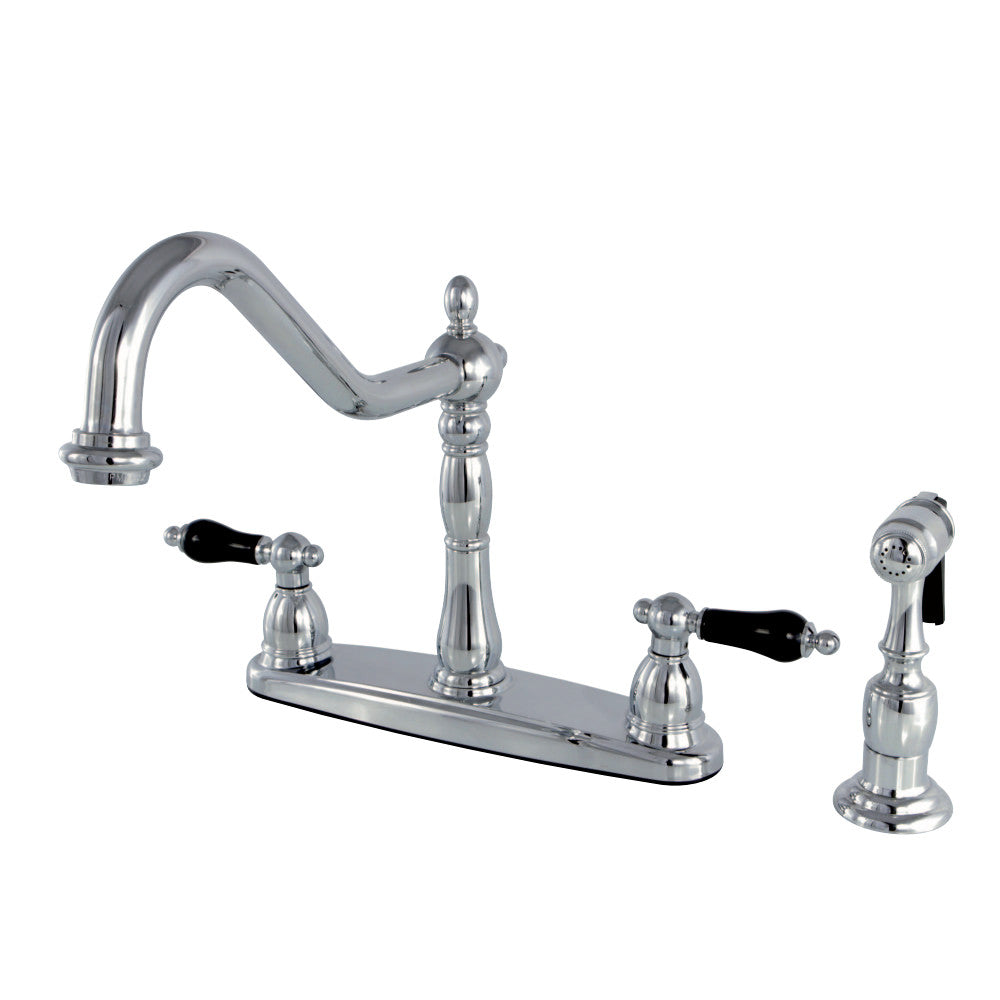 Kingston Brass KB1751PKLBS Duchess Centerset Kitchen Faucet, Polished Chrome - BNGBath