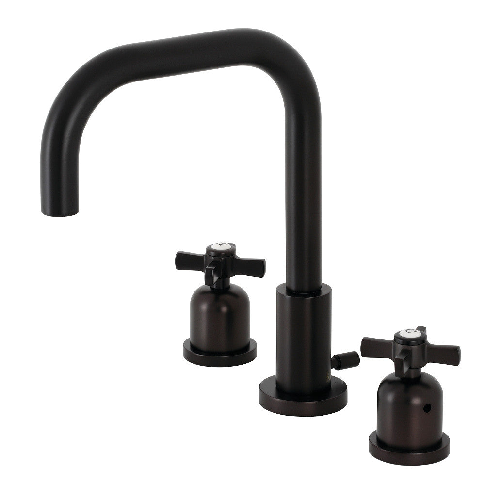 Kingston Brass FSC8935ZX Millennium Widespread Bathroom Faucet with Brass Pop-Up, Oil Rubbed Bronze - BNGBath