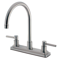 Thumbnail for Kingston Brass KS8798DLLS Concord Centerset Kitchen Faucet, Brushed Nickel - BNGBath