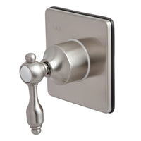 Thumbnail for Kingston Brass KS3048TAL Tudor 3-Way Diverter Valve with Trim Kit, Brushed Nickel - BNGBath