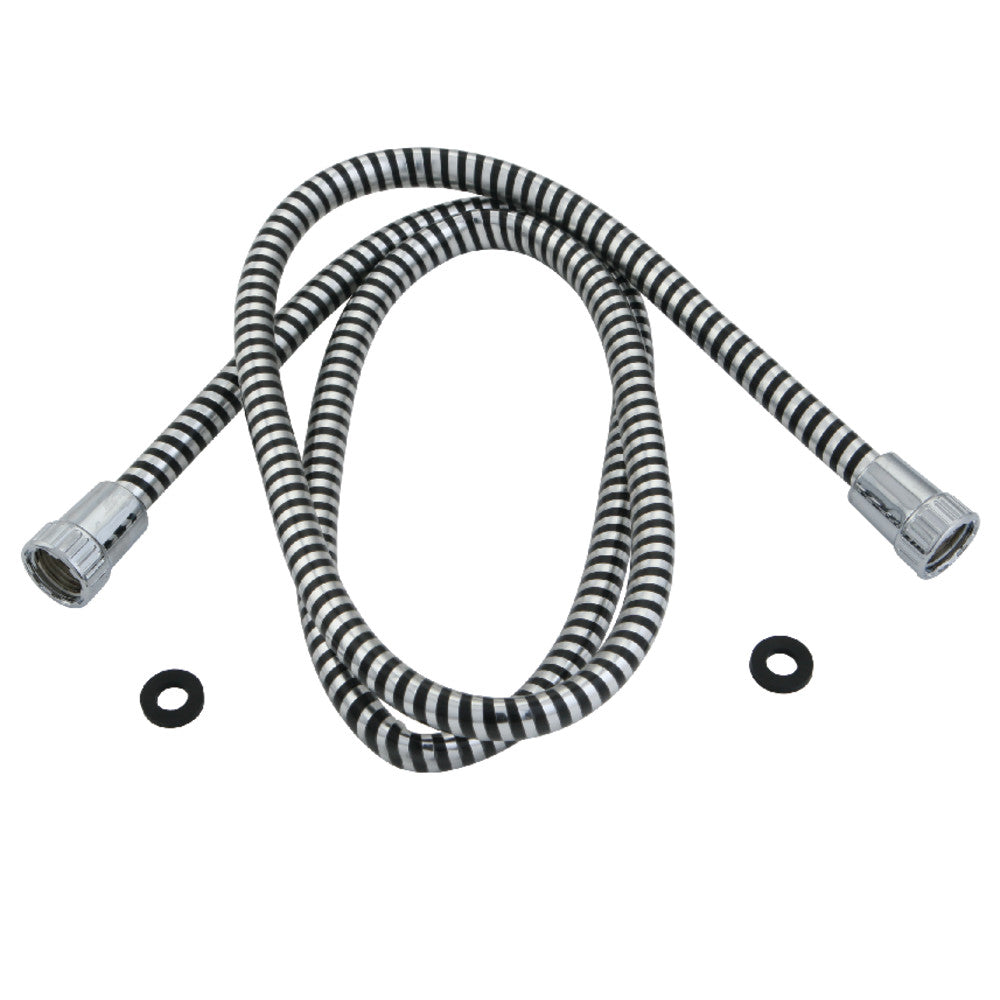 Kingston Brass KXHO2101 59" Plastic Hose for KX2101 and KX2522 Series, Black/Silver - BNGBath