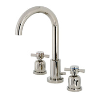 Thumbnail for Fauceture FSC8929DX Concord Widespread Bathroom Faucet, Polished Nickel - BNGBath